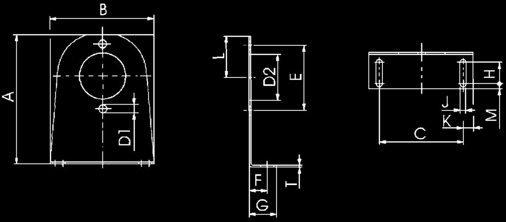 Feinfilter Zubehör G¼" bis G2 ½" RXPN Montagewinkel bestehend aus: 2 Stück Winkel, 4