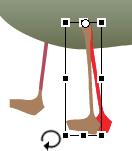 4. 5. 6. 7. det sich der gleiche Bewegungszustand wie im ersten. Das. Schlüsselbild, in dem wir den Bewegungsablauf ändern werden, muss markiert sein (schwarz).