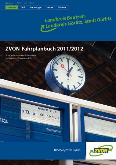 August 2010 ZVON-Fahrplanbuch 2011/2012 Änderungen zum