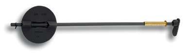 Bedienungsstange Anheizschieber aus Guss, 15,8 x 15,8 cm, mit 61 cm Bedienungsstange und -griff Anheizklappe aus Guss, Ø 120 mm, mit 40 cm