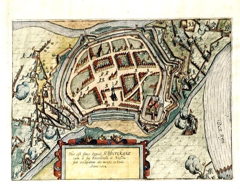 Die Wurzeln: Rheinbergs Lateinschule Belagerung Rheinbergs 1602 1614 Die Stadtrechnung verzeichnet die Reparatur der Schule in der Marktstraße.
