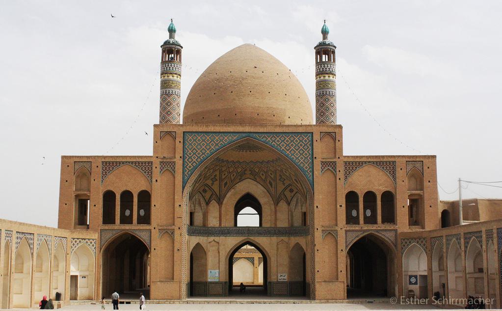 Die Agha-Bozorg-Moschee in Kashan