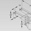 TRAGKONTRUKTIONEN ängsverbinder B 040 B 040 4 M X25 t. 891788 1,20 t. 4 M X25 892143 57,3 t. KR 31 erwendbar für: Profil U 040/.