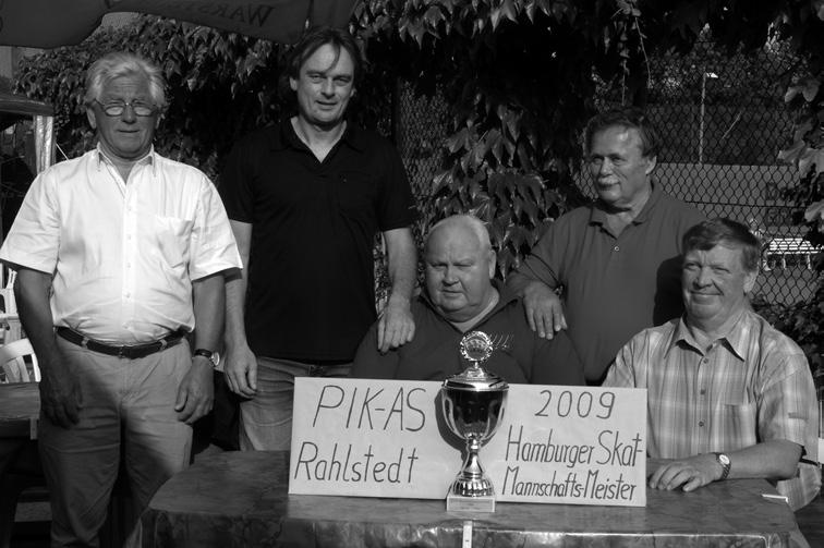 Verein Pik As Rahlstedt (von links nach rechts): Günter Medag, Holger Nittel, Lothar Schmickaly,