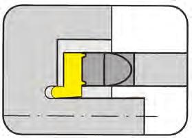 Axialeinstechen Face Grooving 114 Nutaußen-Ø ab from outer groove Ø 12 mm Stechtiefe bis Depth of groove up to 6 mm Stechbreite Width of groove 2-3 mm für Klemmhalter for Toolholder e HC114 RBA114