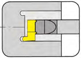 B Axialeinstechen Face Grooving 114 Nutaußen-Ø ab from outer groove Ø 14 mm Stechtiefe bis Depth of groove up to 3 mm Stechbreite Width of groove 1-3 mm für Klemmhalter for Toolholder e HC114 RBA114