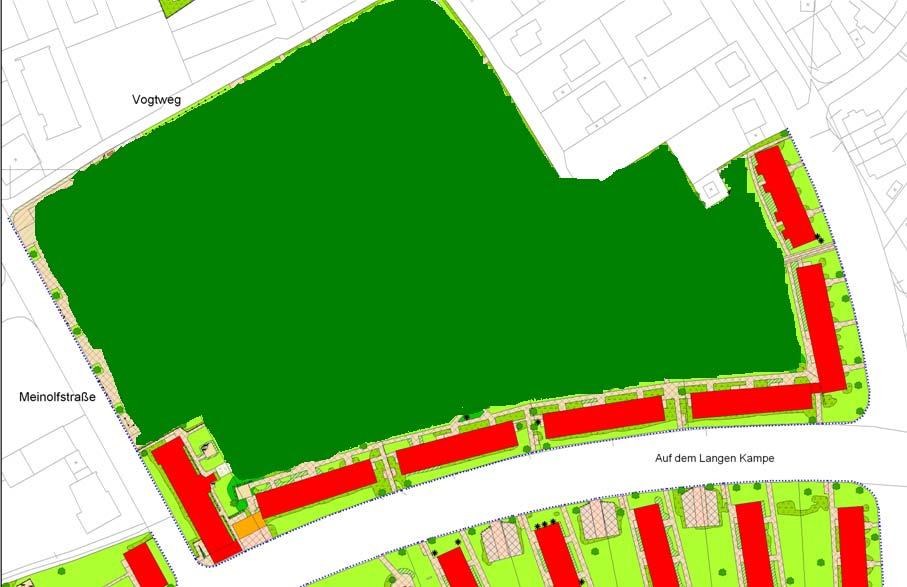 Wohnen und Service im Quartier Nachbarschaftszentrum Meinolfstraße Städtische Fläche im Bereich östliche Innenstadt (3 km bis Stadtkern), circa 25.