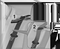 58 Stauraum Laderaum Rückenlehnen umklappen Rückenlehnen umklappen Hinweis Wird ein Rücksitz bei eingerastetem Sicherheitsgurt umgeklappt, kann dies zu Beschädigungen von Sitz oder Sicherheitsgurten