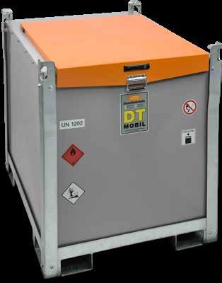 Pumpen und Tanksysteme DT-Mobil PRO PE und DT-Mobil PRO PE COMBI Inhalt 980 Liter mit Innentank für Diesel aus Polyethylen* leistungsfähige