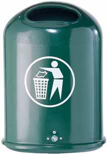 Abfallbehälter mit Bodenentleerung Inhalt 45 Liter Disposal bins with bottom discharge Volume 45 L. Modell / Model-No.