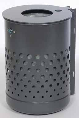 Abfallbehälter mit Zigarettenascher Disposal bins with ashtray Modell / Model-No. 7038-30 7039-30 Inhalt (Liter) / Volume (L.