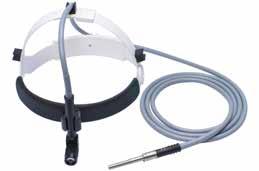 1 Ambulantes Ohr-Instrumentarium Diagnostic Ear Instruments Halogen Super Spot Stirnlampe mit integriertem Lichtleitkabel, Kabellänge 2,30 m
