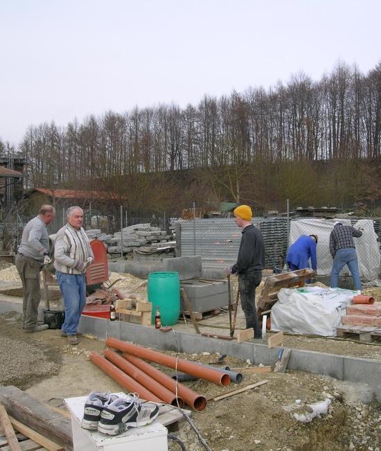 Bau ARGE - Stadel 2004 Bau des