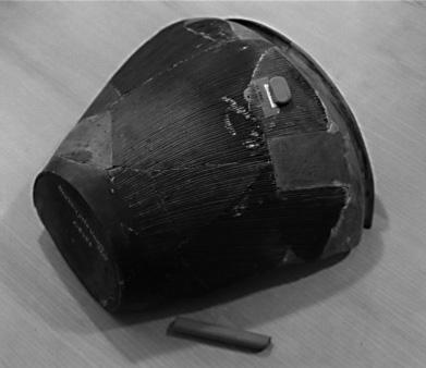 Abb. 11. An den spätlatènezeitlichen Töpfen mit feiner Kammstrichzier hier ein Exemplar aus Neubau ließen sich die verwendeten Töpferwerkzeuge identifizieren. (Foto: P.