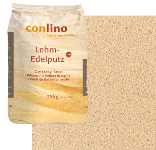 CONLINO Lehm-Edelputz conlino Lehm-Edelputz ist ein dünnlagiger, farbiger Putzauftrag für die kreative, wohngesunde Innengestaltung.
