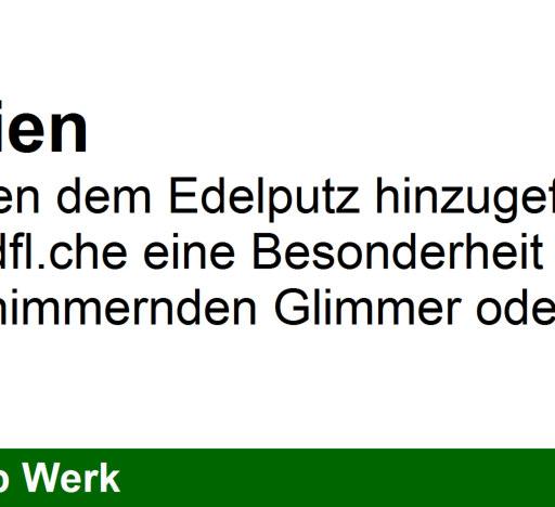 Glanzeffekte für farbige Lehmputze, 1 kg Beutel; max.