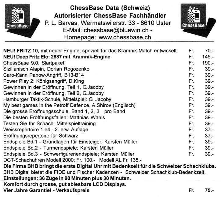 Resultate / Résultats / Risultati Damen 1. WGM Tatjana Kosintsewa (Rus) 10 aus 11. 2. GM Antoaneta Stefanowa (Bul) 8 (Siegerin nach Stichkampf). 3. WGM Nadescha Kosintsewa (Rus) 8. 4.