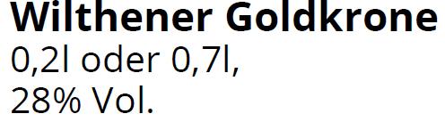 Wilthener Goldkrone 0,2l 1,699 12 Flaschen 22115 Mr.
