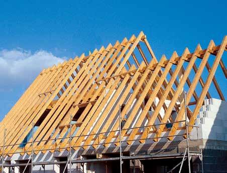 ökologische Holzbauweisen Dachkonstruktionen  maßhaltig dekorativ maßhaltig dekorativ Konstruktionsvollholz KVH -1plus NSi, 4-seitig gehobelt und gefast, Fichte/Tanne Konstruktionsvollholz KVH -1plus