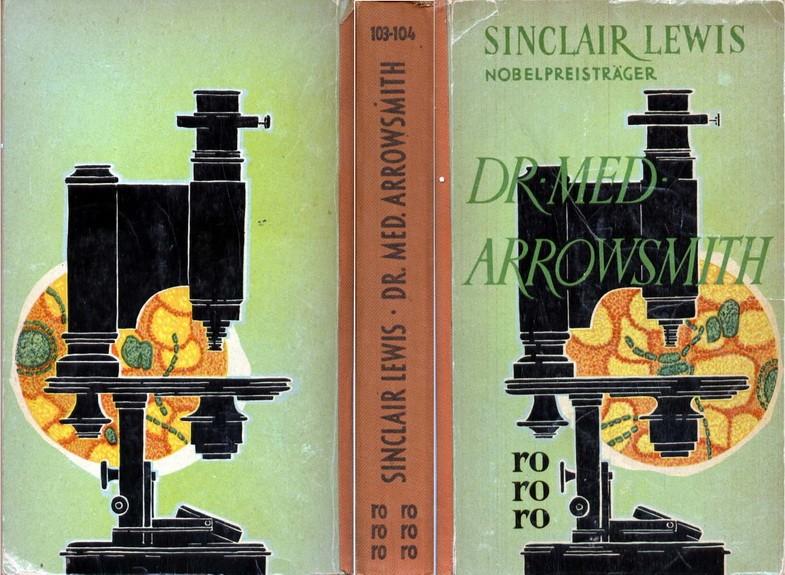 rororo Taschenbücher mit Leinenrücken 1950-1961 Seite 33 103-104 Lewis, Sinclair USA