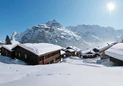 English guests held downhill ski races in Mürren over a century ago, and the village is still regarded as the cradle of Alpine skiing. Mürren the home of snow sports!