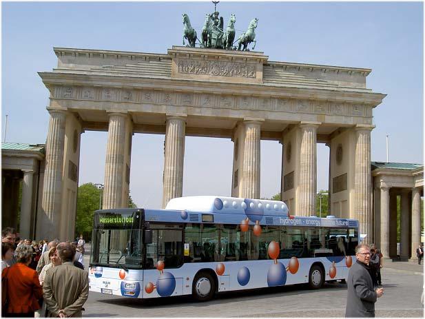 Wasserstoffbus bei der BVG-Berlin 18.04.
