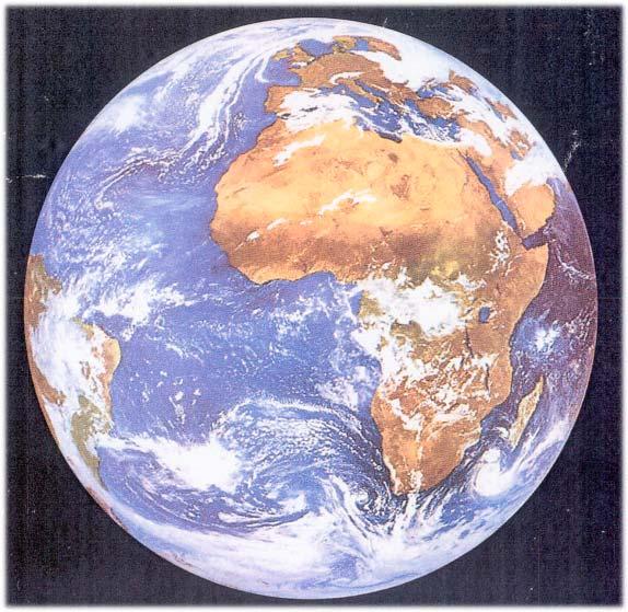 Satellitenaufnahme der Erde Foto: ESA 18.04.