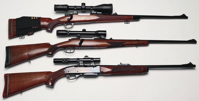 Abbildung : Kleinkalibergewehre (alle Kaliber. long rifle oder. lfb): von oben: 1) Wettkampfbüchse, Fa.