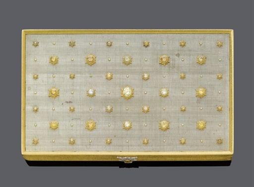 Schmuck & Juwelen 2332 2332* GOLD-DIAMANT-MINAUDIÈRE, M. BUCCELLATI. Weiss- und Gelbgold 750, 400g.