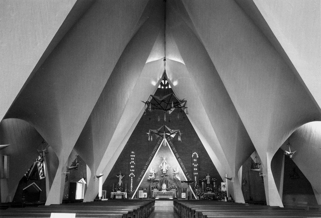 Kirche la Milagrosa, 1955, Mexiko City, Felix