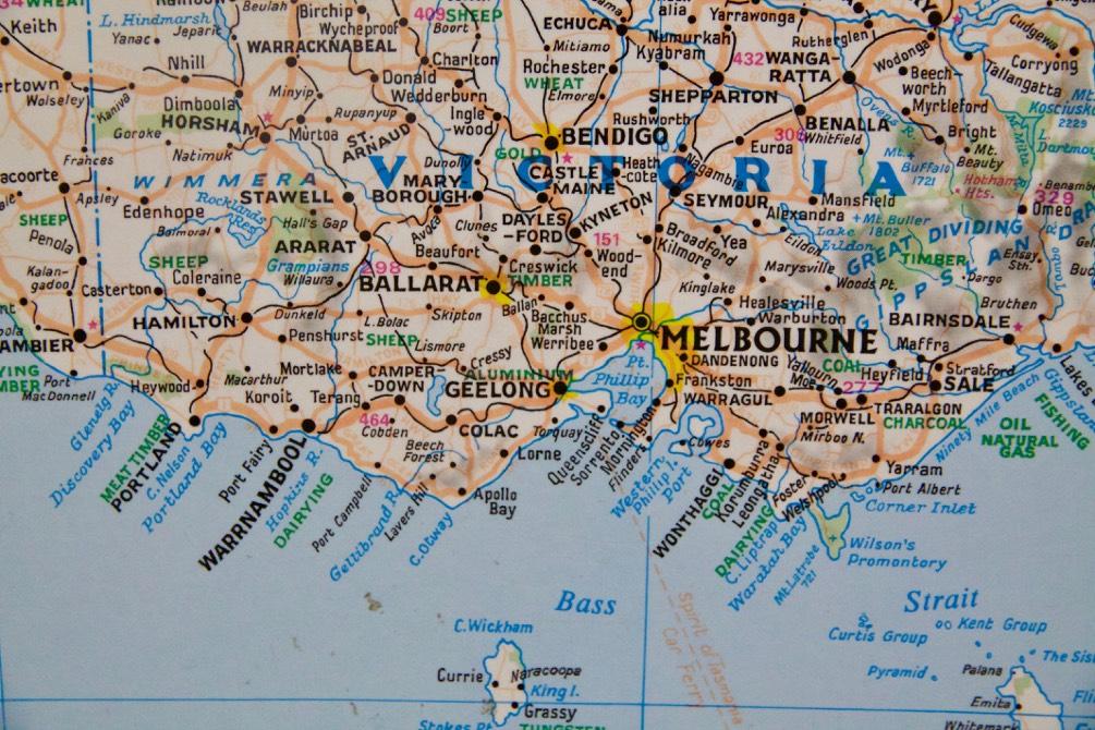 Victoria (VIC): Hauptstadt: Melbourne Auch Victoria ist landschaftlich sehr abwechslungsreich.
