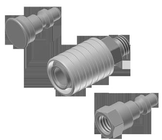steel external thread incl. seal plug KUE102498 KUE102654 Winkelkupplung - M8x1 inkl. Verlängerung M8x1 Coulpling angled M8x1 incl.