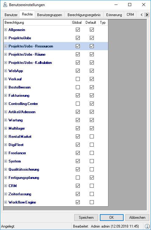 Outside Broadcast Units - Benutzereinstellungen Benutzereinstellungen Für das Modul Outside Broadcast Units gibt es keine separate Benutzerrechteeinstellung.