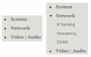 The Setup interface is primarily used for viewing and configuring the IP camera s settings.