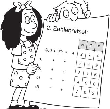 1 Zacharias Ziffers Zahlenrätsel 1 Die Sommerferien sind vorbei. Die Kinder der Neu-Schule sausen gut gelaunt in ihre Klassenzimmer.