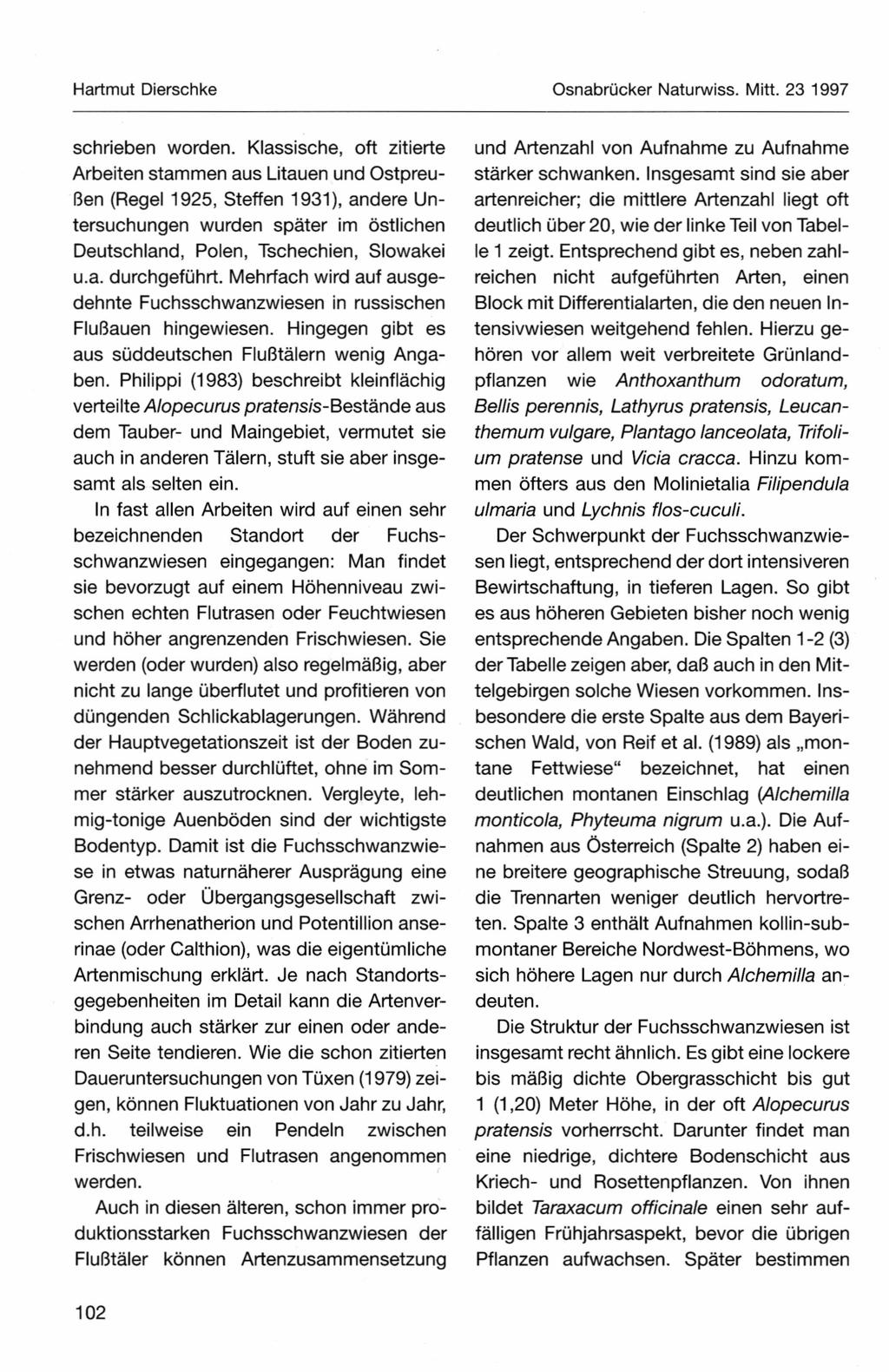 Hartmut Dierschke Osnabrücker Naturwiss. Mitt. 23 1997 schrieben worden.