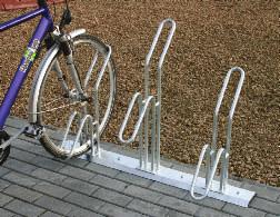 Fahrradständer Fahrradständer AXIOS (zerlegt) Als Einzelständer oder als Reihenanlage im Baukastensystem lieferbar; Erd- (zum Einbetonieren) bzw.