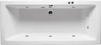 Whirlpoolwanne XC1 FUN SAN JOSE Acrylic whirlpool rectangular bathtub XC1 FUN SAN JOSE System mit 6 Hydrodüsen (6 seitlich - Kombination aus Wasser und Luft), 2 Jetdüsen rotierend, mechanische