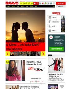 19 BRAVO GIRL! ONLINE BRAVO.de, Deutschlands Jugendmarke Nr.1! BRAVO GiRL! ist online eingebettet auf BRAVO.de. Hier finden Teens alle Themen, die sie interessieren.