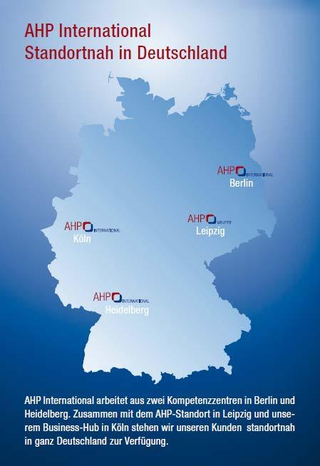Kreativwirtschaft, Medien Standorte Berlin Heidelberg AHP International Inc.