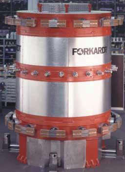 Als bemerkenswertes Ergebnis einer solchen Aufgabe gelten die FORKARDT Spanndorne für die Produktion der dünnwandigen Boostergehäusesegmente der Europa-Rakete Ariane 5.