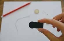Material (der/einen) Stabmagnet (der/einen) Eisennagel (der/einen) Faden (die/eine) Stecknadel (der/einen) Knopf (der/einen) Bleistift