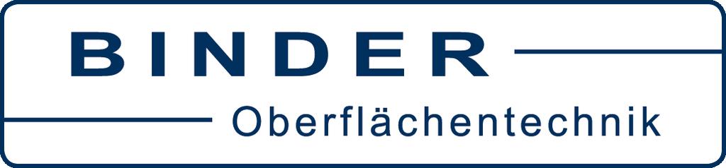 Verkaufsbedingungen Binder GmbH Oberflächentechnik 1 Allgemeines 1.