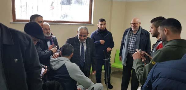 In der Türkei besuchten die Delegationsmitglieder Palästinenser, die während der "Prozessionen" verletzt worden waren und in türkischen Krankenhäusern behandelt werden (Shehab News, 28.