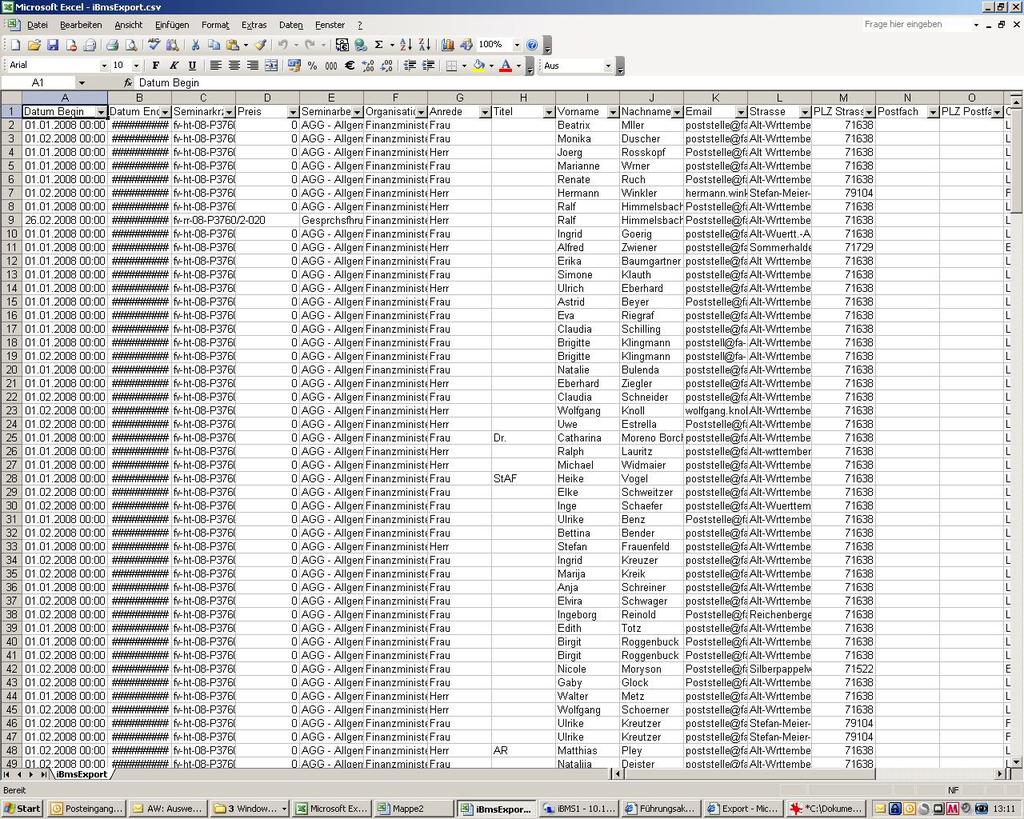AutoFilter aktivieren In Microsoft Excel können die importierten Daten weiter gefiltert werden. Dazu bietet das Programm die Funktion AutoFilter.