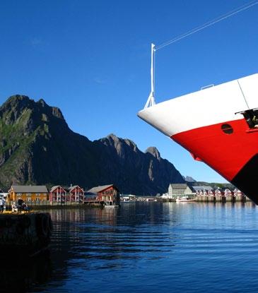 4. Tag: Schiffsreise Ålesund - Geirangerfjord - Molde des 2. Tages auf den Seiten 8 bis 10 - In der Nacht bzw. am frühen Morgen werden die Häfen Florø, Måløy und Torvik angelaufen.