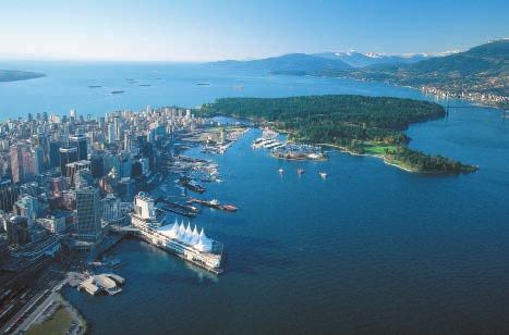 80 Englisch Vancouver Central BUSINESS PRAK ILAC Vancouver (ca. 2.5 Mio. Einwohner) ist eine moderne Metropole mit multikulturellem Ambiente. Die Stadt ist umgeben von Bergen und dem Pazifik.
