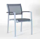 225,00 219,00 Gestell Aluminium silber Sitz ergonomisch gerundet Bespannung Batyline