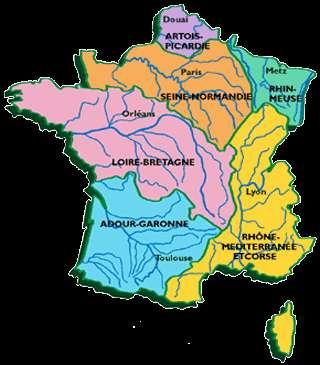 Beispiele aus Europa Frankreich Sechs mit den FGE korrespondierende Agences de l eau,