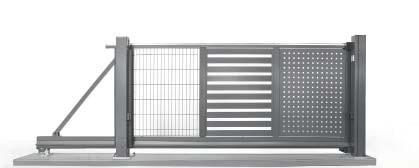 Modulares Privatschiebetor PRODUKTE Übersicht Modelle Füllungen Details Pfostenlichte, Torhöhe